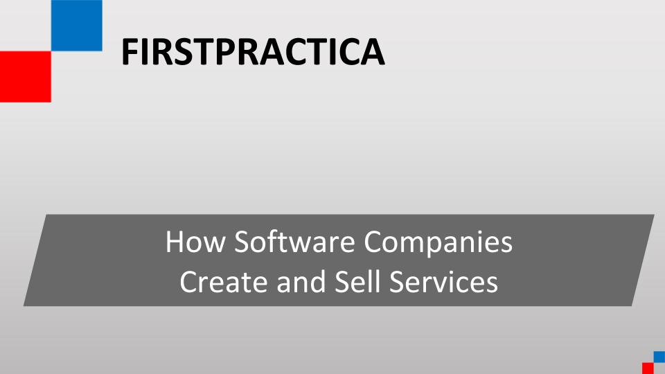 How enterprise software companies sell services